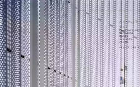 JIN CO LTD辦公樓不銹鋼沖孔網